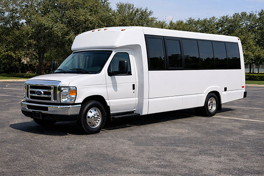 18-passenger minibus available for charter in Berkeley, CA