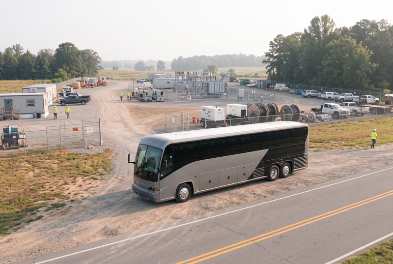 Construction Site Shuttle Bus Services in Berkeley, CA